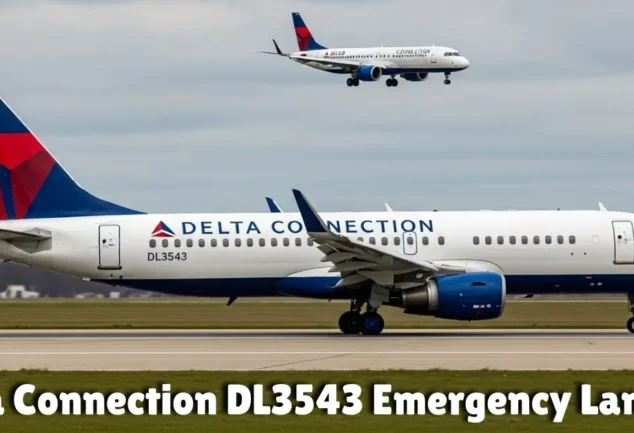 delta connection dl3543 emergency landing