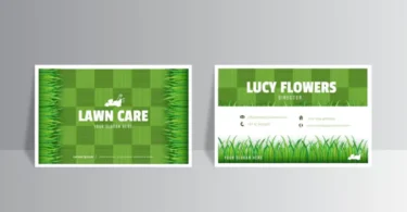 lawn care business card ideas​